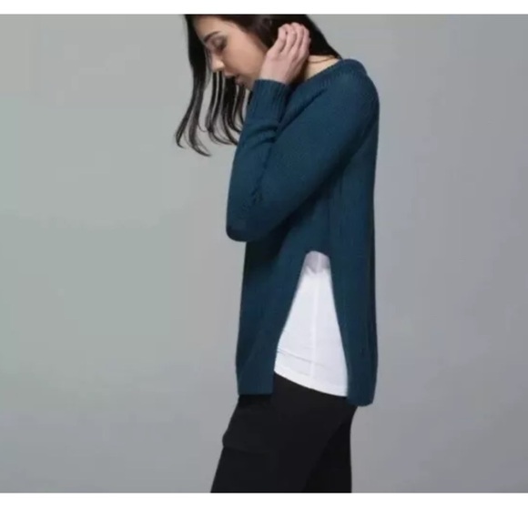 Lululemon Yin To You Merino Wool Knit Sweater Size 4 - Picture 7 of 7